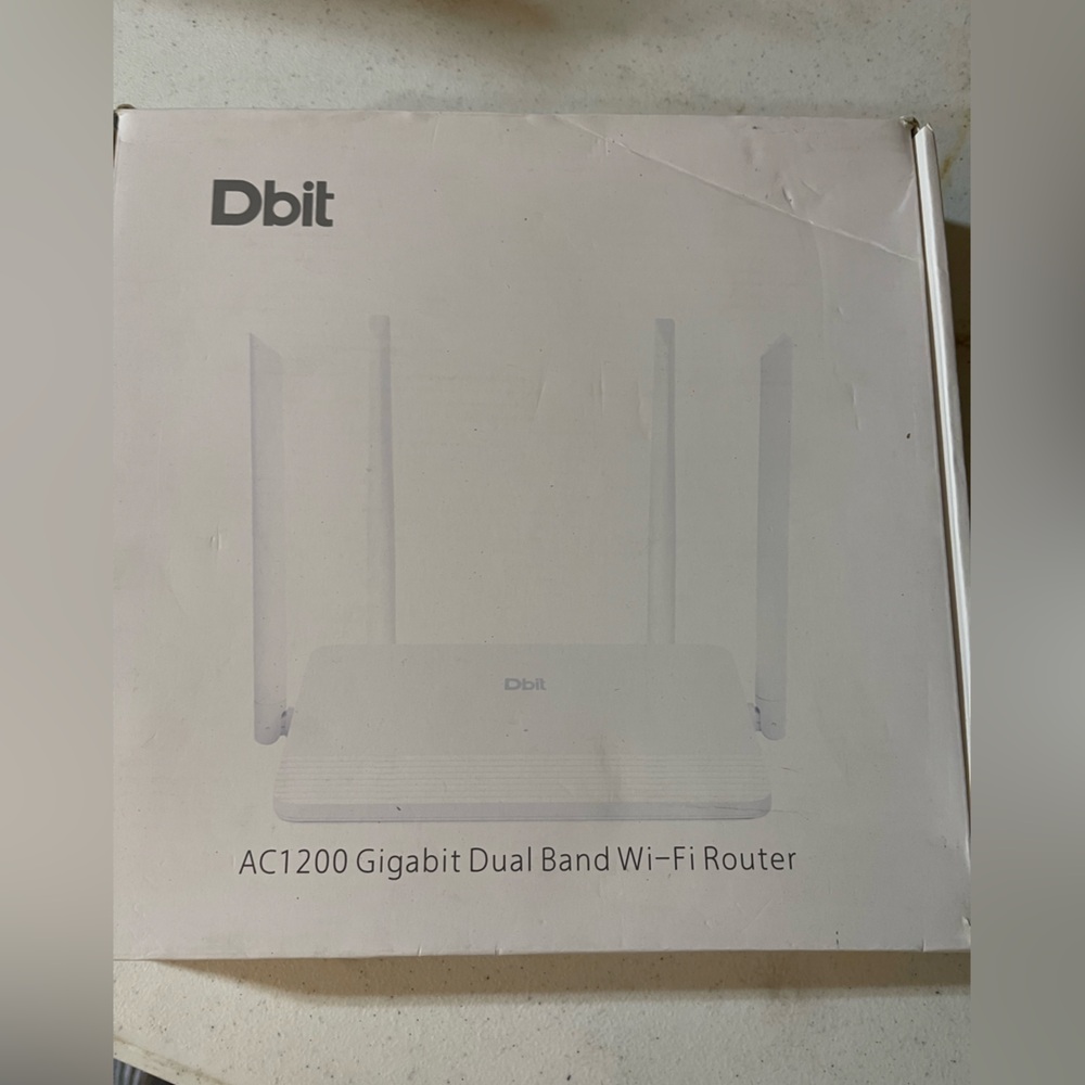 Dbit AC1200 Dual Band Wi-Fi Router - White